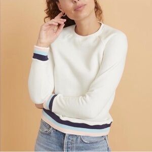 Marine Layer Jenny Retro Ribbed Sweatshirt